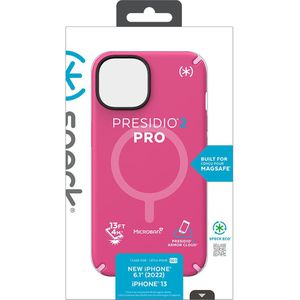 Speck Presidio2 Pro + MS Apple iPhone 14 Digital Pink -  with Microban