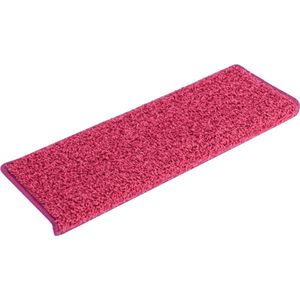 vidaXL - Trapmatten - 15 - st - 65x21x4 - cm - roze