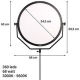 Falcon Eyes LED Lamp - Bi-Color - 68W - 230V - 65 Graden Hoek