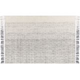 OMERLI - Shaggy tapijt - Wit - 160 x 230 cm - Wol
