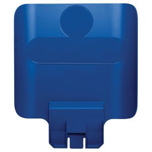 Rubbermaid - Paneel Slim Jim Recyclestation blauw