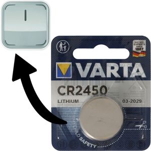 Batterij geschikt voor Ledvance SMART + Switch, Osram SMART + Switch dimmer 1x Varta CR2450 lithium