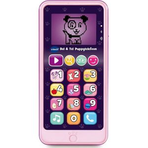 VTech Bel & Tel Puppytelefoon - Baby Telefoon - Interactief Mobieltje - Educatief Babyspeelgoed