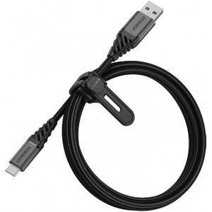 OtterBox Nylon Braided Charge/Sync Cable USB-C 1m Black