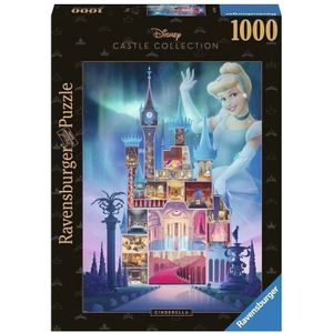 Puzzel Disney Castles: Cinderella (1000 Stukjes)