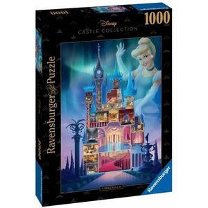 Puzzel Disney Castles: Cinderella (1000 Stukjes)