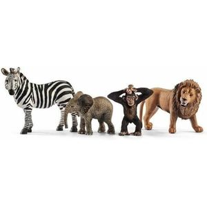 Dierenfiguren Schleich 42387 Wild Life: Safari 4 Onderdelen Plastic