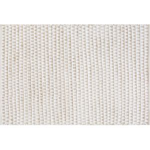 TUNCELI - Laagpolig vloerkleed - Beige - 160 x 230 cm - Katoen