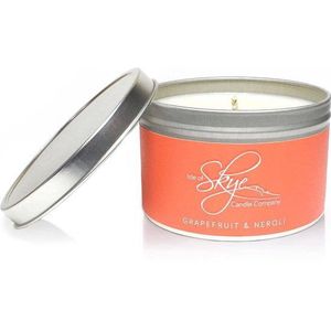 Geurkaars Grapefruit & Neroli Blikje - 30 uur - Sojawas - Isle of Skye Candle