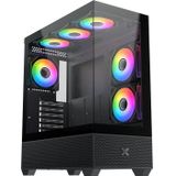 PC-behuizing - XIGMATEK - Alphard - Mid Tower - E-ATX - Gehard glas - ARGB - Zwart