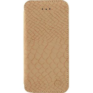 Apple iPhone SE (2016) Hoesje - Mobilize - Slim Serie - Kunstlederen Bookcase - Rose Gold Snake - Hoesje Geschikt Voor Apple iPhone SE (2016)