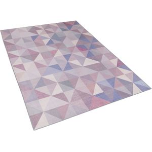 KARTEPE - Laagpolig vloerkleed - Multicolor - 140 x 200 cm - Polyester