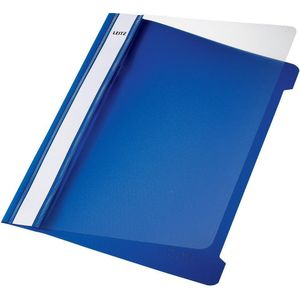 Leitz Snelhechtmap blauw, ft A5, doos van 25 stuks