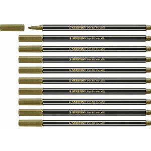 Markeerstiften Stabilo Pen 68 metallic (10 Onderdelen)
