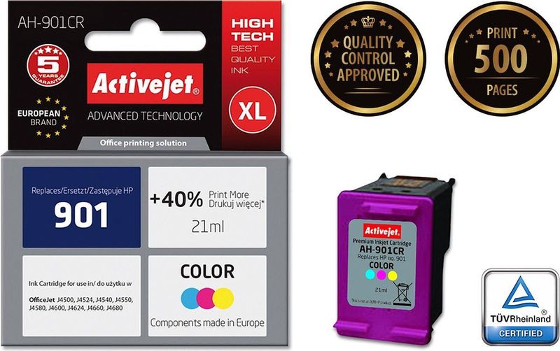 ActiveJet-inkt voor Hewlett Packard No.901 CC656AE.
