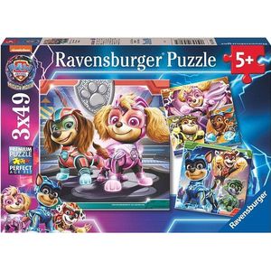 Paw Patrol: The Mighty Movie Puzzel (3x49 Stukjes)