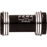 Cema Pf30a Interlock Rvs Trapascups Voor Shimano Zilver 73 mm