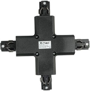 V-TAC  LED tracklights - railconnector 4X - IP20 - Zwart