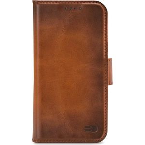 Senza Desire Leather Wallet Apple iPhone 14 Pro Max Burned Cognac