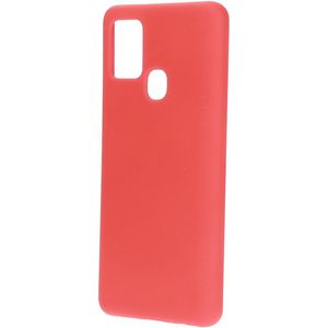 Mobiparts Silicone Cover Samsung Galaxy A21s (2020) Scarlet Red