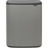 Brabantia Bo Touch Bin Prullenbak - 60 liter - Mineral Concrete Grey