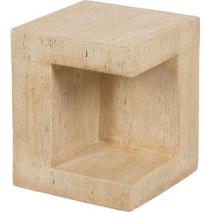 Bijzettafel Beige 38,5 x 38,5 x 46 cm