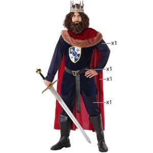 Kostuum Middeleeuwse Koning Volwassen Maat XS/S