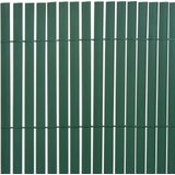 VidaXL Dubbelzijdige Tuinafscheiding 110x500 cm - Groen