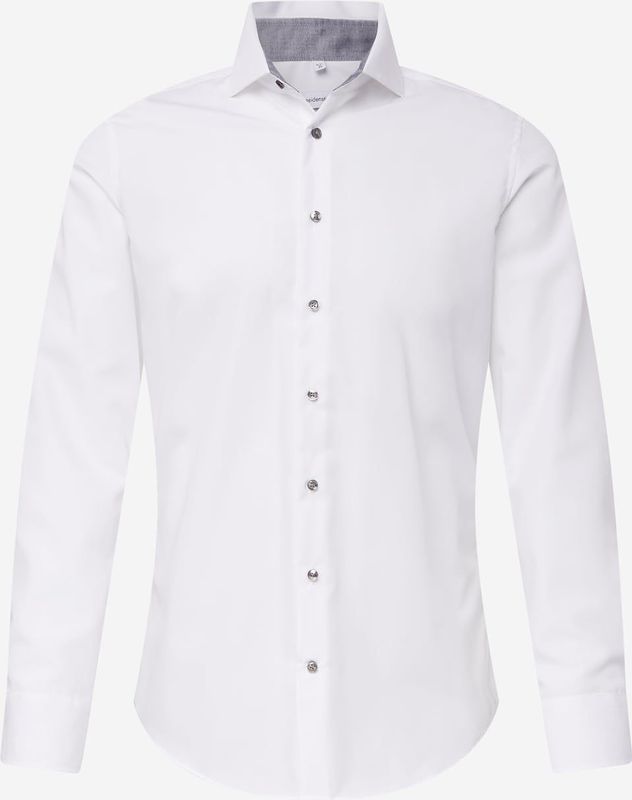 Seidensticker Spread Kent Business Shirt - Heren - Maat M - Wit