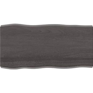 vidaXL-Tafelblad-natuurlijke-rand-100x50x(2-6)cm-eikenhout-donkerbruin