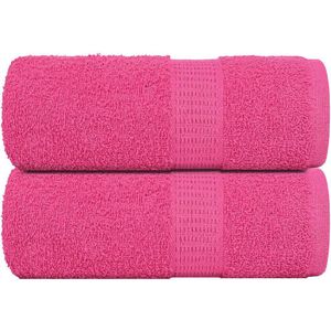 Zeepdoekjes 2 st 30x30 cm 360 g/m 100% katoen roze