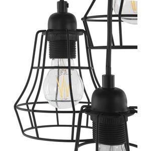 Beliani PECWAN - Hanglamp - Zwart - Metaal