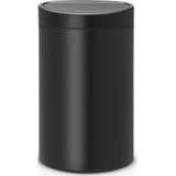 Brabantia Touch Bin 40 Liter Matt Black