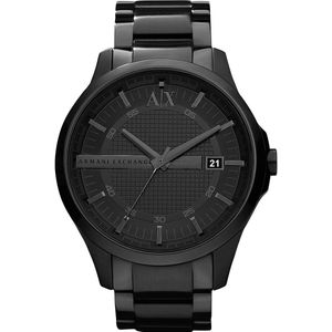 Armani Exchange Hampton AX2104 Herenhorloge 46 mm - Zwart