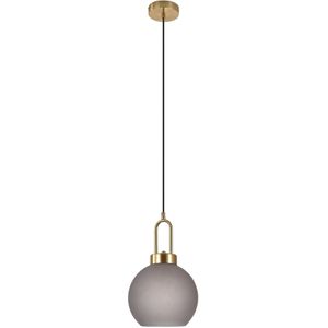 House Nordic Luton Hanglamp - Bal - Smoked Glas & Messing
