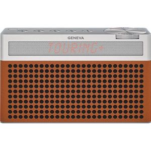 Geneva Touring / S+ oplaadbare portable hi-fi DAB+ en FM radio met Bluetooth Cognac