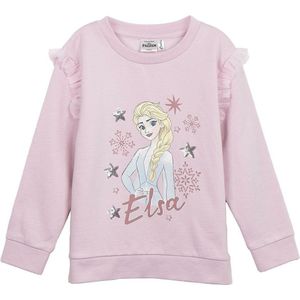 Kindersweater zonder Capuchon Frozen Licht Roze Maat 5 Jaar