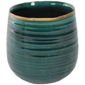 Ter Steege Bloempot Turquoise D 21 cm H 17 cm Opening 16.5 cm