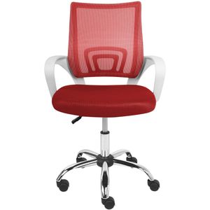 Beliani SOLID - Bureaustoel - Rood - Polyester