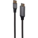 Gembird - Gembird Premium Series DisplayPort Male naar HDMI Male 4K V1.2 Kabel 1.8m