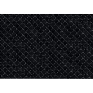 GHARO - Shaggy vloerkleed - Zwart - 160 x 230 cm - Polyester