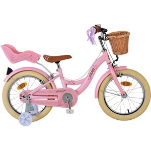 Volare Blossom Kinderfiets - Meisjes - 16 inch - Roze - Twee Handremmen