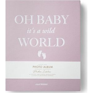Printworks Photo Album - Baby it's a Wild World - Pink