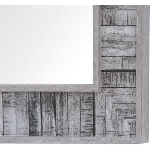 ROSNOEN - Wandspiegel - Grijs - Synthetisch materiaal