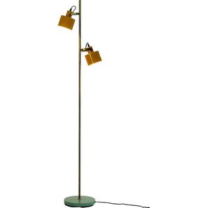 Dyberg Larsen Staande Lamp Ocean Curry 160 Cm E14 Staal Geel