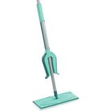 Leifheit Picobello vloerwisser M Micro Duo met steel - 33 cm wisbreedte - turqouise - grijs