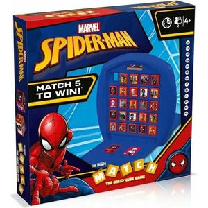 Marvel Spiderman Top Trumps Match - Familiespel | Leeftijd 4+ | 2 spelers | Inclusief 25 dobbelstenen en 15 karakterkaarten