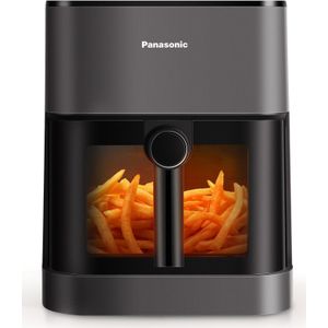 Panasonic NF-CC500SXE - heteluchtfriteuse - 5 Liter - 1450 Watt - Grijs