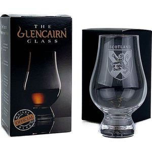 Whiskyglas Gegraveerd met Schild van Schotland - Glencairn Crystal Scotland