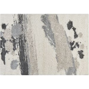 GORIS - Vloerkleed - Wit - 160 x 230 cm - Polypropyleen